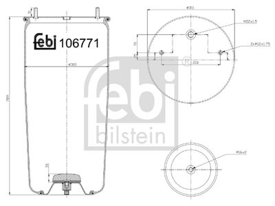 Bellow, air suspension FEBI BILSTEIN 106771