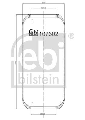 FEBI BILSTEIN 107302 Bellow, air suspension
