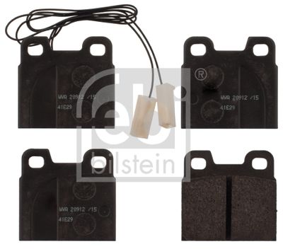 Brake Pad Set, disc brake FEBI BILSTEIN 116001