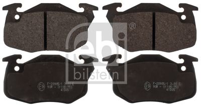 Brake Pad Set, disc brake FEBI BILSTEIN 116043