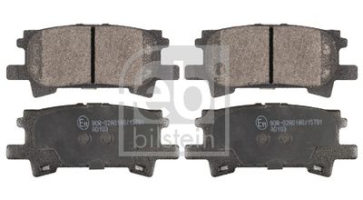 Brake Pad Set, disc brake FEBI BILSTEIN 116334