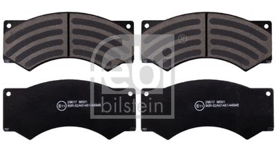 Brake Pad Set, disc brake FEBI BILSTEIN 16604