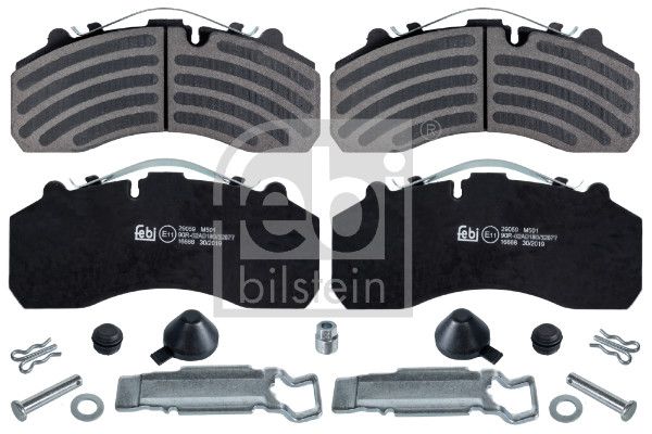 FEBI BILSTEIN 16666 Brake Pad Set, disc brake