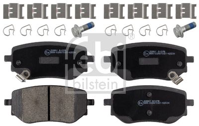 Brake Pad Set, disc brake FEBI BILSTEIN 16981