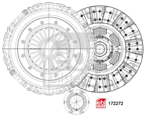 FEBI BILSTEIN 172272 Clutch Kit