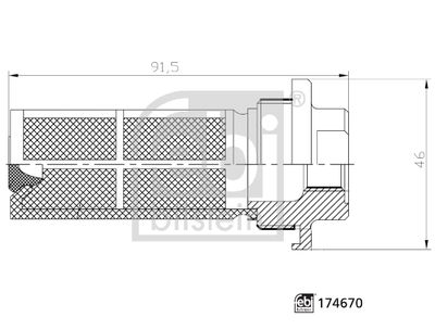 Fuel Filter FEBI BILSTEIN 174670