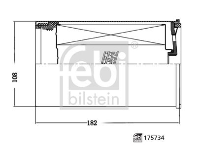 Fuel Filter FEBI BILSTEIN 175734