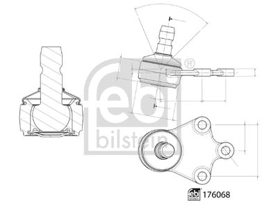 Ball Joint FEBI BILSTEIN 176068