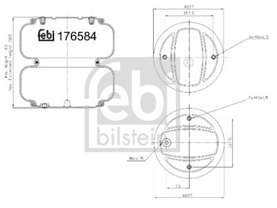 Bellow, air suspension FEBI BILSTEIN 176581
