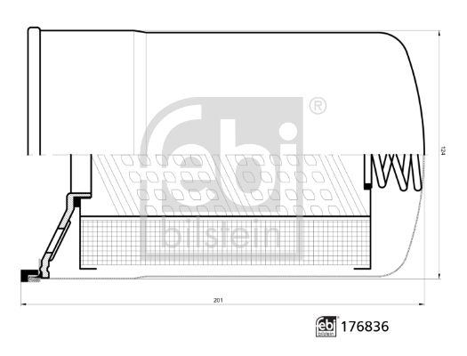 FEBI BILSTEIN 176836 Filter, operating hydraulics