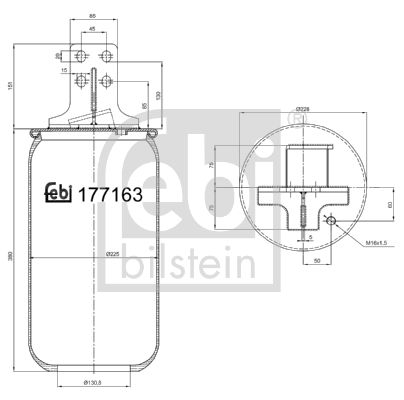 FEBI BILSTEIN 177163 Bellow, air suspension