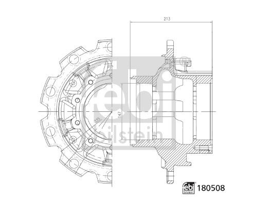 FEBI BILSTEIN 180508 Wheel Hub