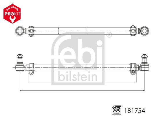 FEBI BILSTEIN 181754 Tie Rod
