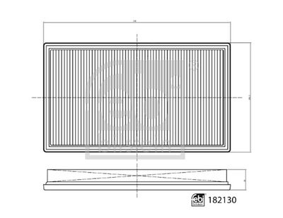 Air Filter FEBI BILSTEIN 182130