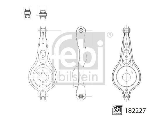 FEBI BILSTEIN 182227 Control/Trailing Arm, wheel suspension