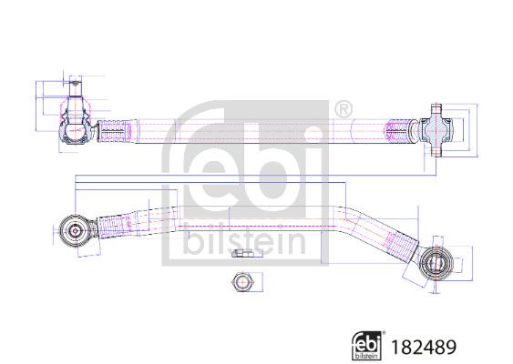 FEBI BILSTEIN 182489 Control/Trailing Arm, wheel suspension