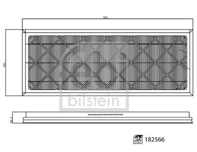 Filter Set, cabin air FEBI BILSTEIN 182566