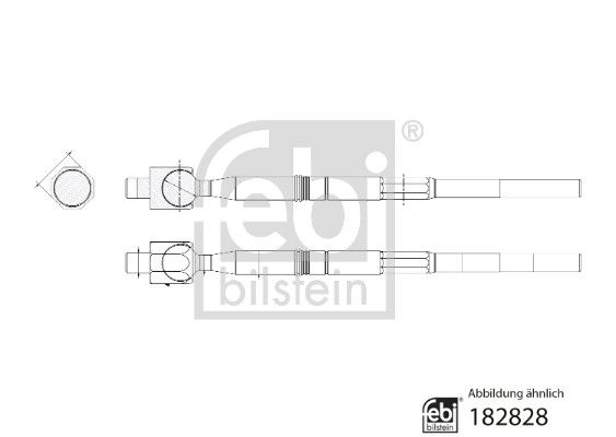 FEBI BILSTEIN 182828 Inner Tie Rod