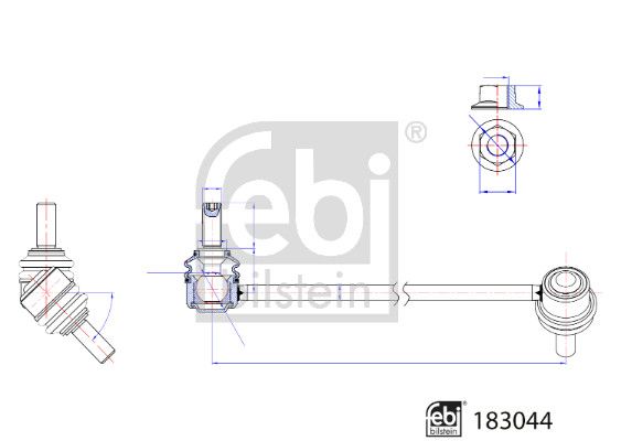 FEBI BILSTEIN 183044 Link/Coupling Rod, stabiliser bar