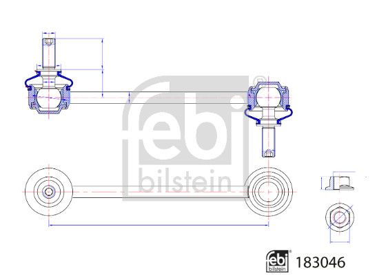 FEBI BILSTEIN 183046 Link/Coupling Rod, stabiliser bar