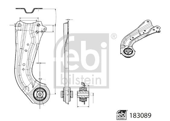 FEBI BILSTEIN 183089 Control/Trailing Arm, wheel suspension