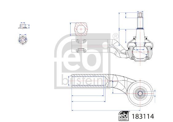 FEBI BILSTEIN 183114 Tie Rod End