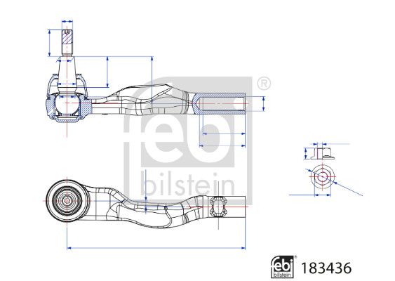 FEBI BILSTEIN 183436 Tie Rod End