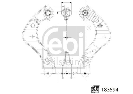 FEBI BILSTEIN 183594 Control/Trailing Arm, wheel suspension