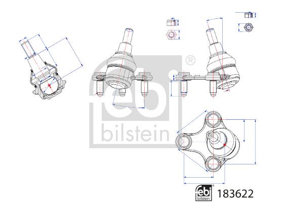 FEBI BILSTEIN 183622 Ball Joint