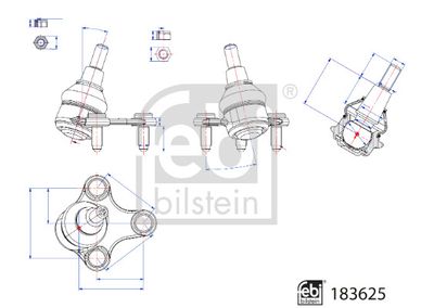 Ball Joint FEBI BILSTEIN 183625