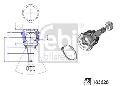 Ball Joint FEBI BILSTEIN 183628