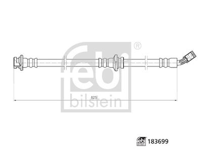 Brake Hose FEBI BILSTEIN 183699