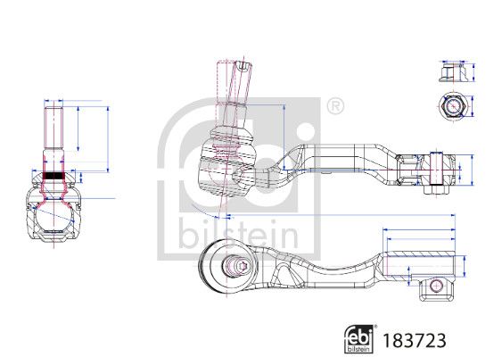 FEBI BILSTEIN 183723 Tie Rod End