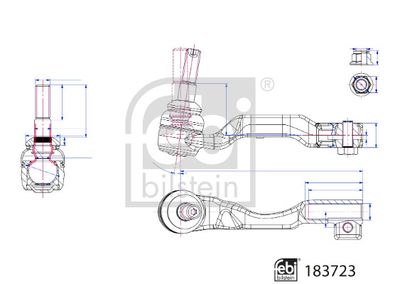 Tie Rod End FEBI BILSTEIN 183723