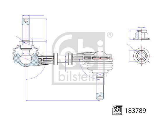 FEBI BILSTEIN 183789 Link/Coupling Rod, stabiliser bar