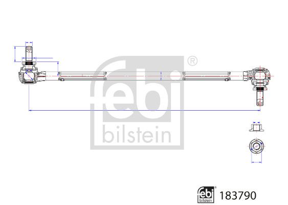 FEBI BILSTEIN 183790 Link/Coupling Rod, stabiliser bar