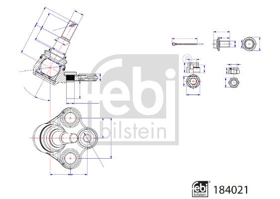 FEBI BILSTEIN 184021 Ball Joint
