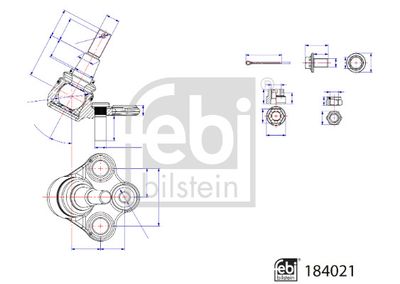 Ball Joint FEBI BILSTEIN 184021