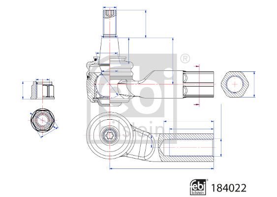 FEBI BILSTEIN 184022 Tie Rod End