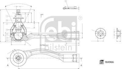 Tie Rod End FEBI BILSTEIN 184966