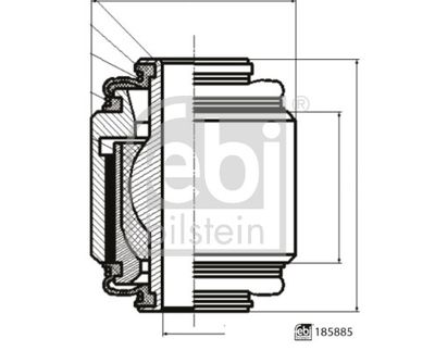 Mounting, control/trailing arm FEBI BILSTEIN 185885