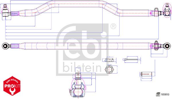 FEBI BILSTEIN 185893 Tie Rod