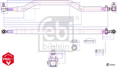 Tie Rod FEBI BILSTEIN 185893