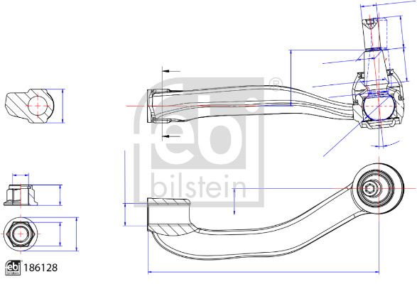 FEBI BILSTEIN 186128 Tie Rod End
