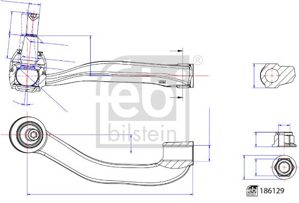 FEBI BILSTEIN 186129 Tie Rod End