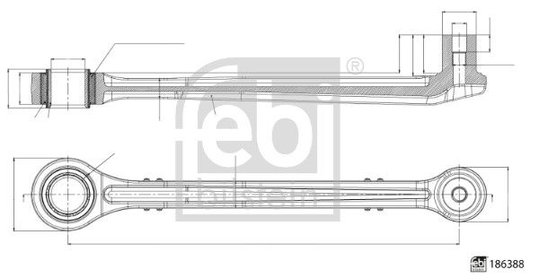 FEBI BILSTEIN 186388 Link/Coupling Rod, stabiliser bar
