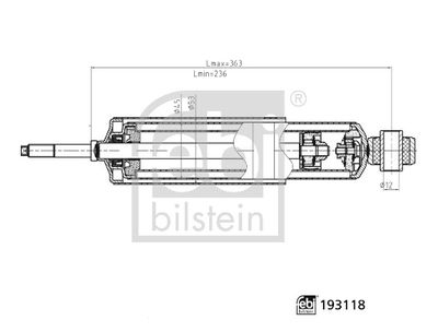Shock Absorber FEBI BILSTEIN 193118