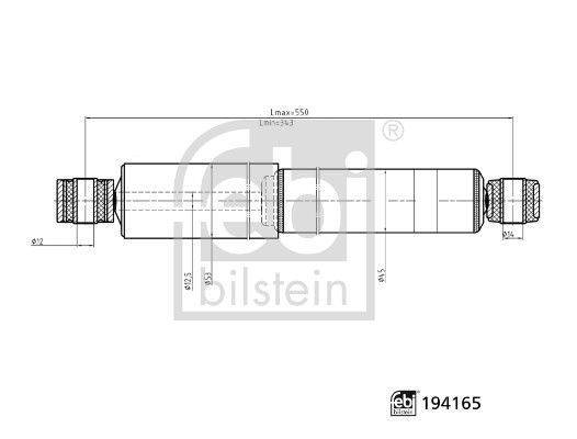 FEBI BILSTEIN 194165 Shock Absorber
