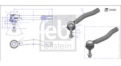 Tie Rod End FEBI BILSTEIN 194763