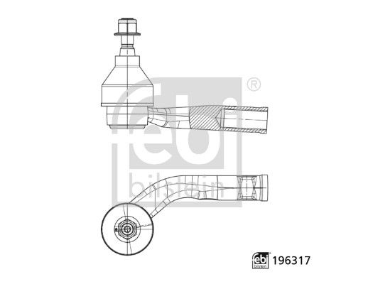 FEBI BILSTEIN 196317 Tie Rod End